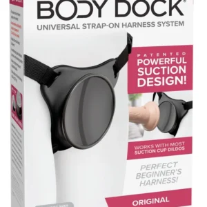 Pipedream Body Dock Original Harness - Adjustable Strap System, Black