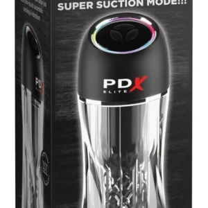 PDX Elite ViewTube Pro Automatic Suction & Vibration Device, Transparent