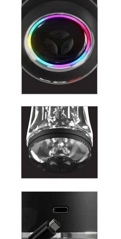 PDX Elite ViewTube Pro Automatic Suction & Vibration Device, Transparent