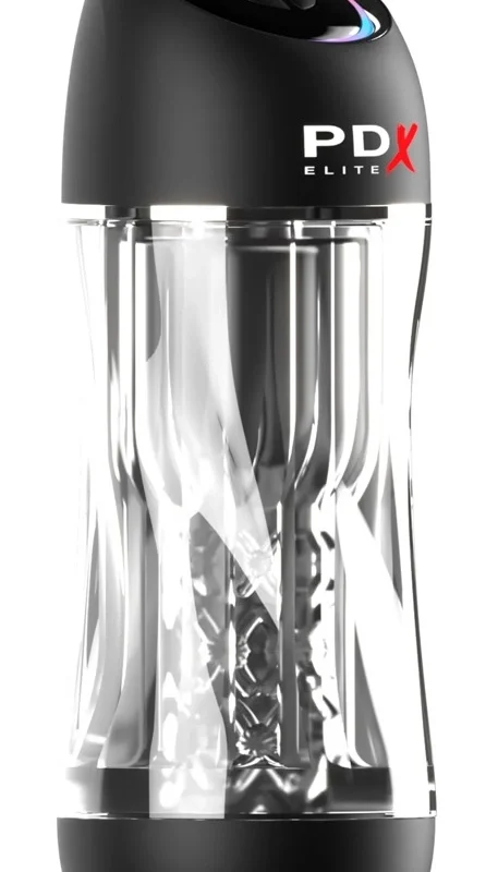 PDX Elite ViewTube Pro Automatic Suction & Vibration Device, Transparent