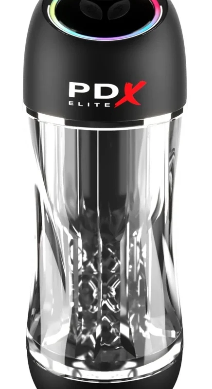 PDX Elite ViewTube Pro Automatic Suction & Vibration Device, Transparent