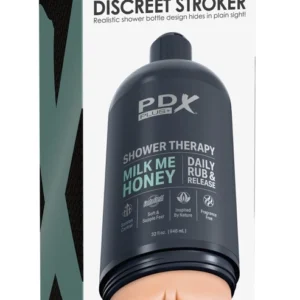 PDX Plug Shower Therapy Milk Me Honey Intimate Machine 20.7cm