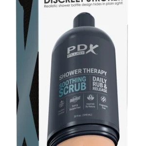 PDX Plug Shower Therapy Soothing Scrub Intimate Machine, 20.7 cm