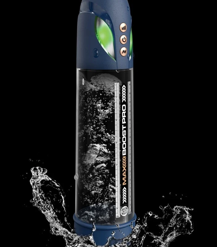 Pump Worx Max Pro Flow Blue Automatic Intimate Training System 28.6cm