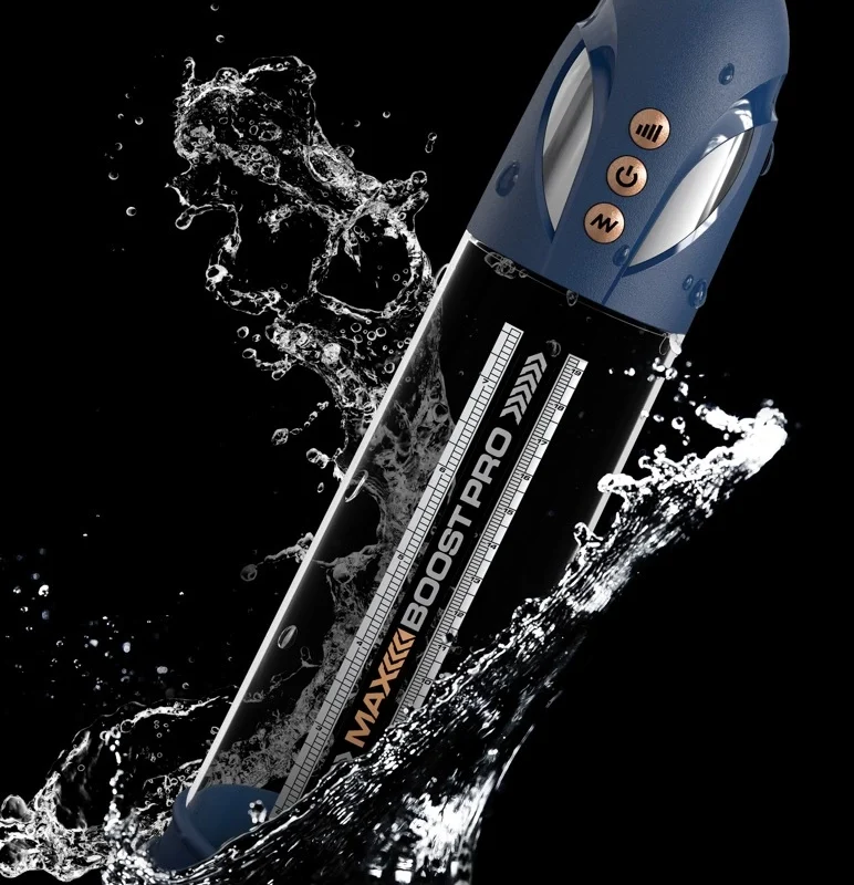 Pump Worx Max Pro Flow Blue Automatic Intimate Training System 28.6cm