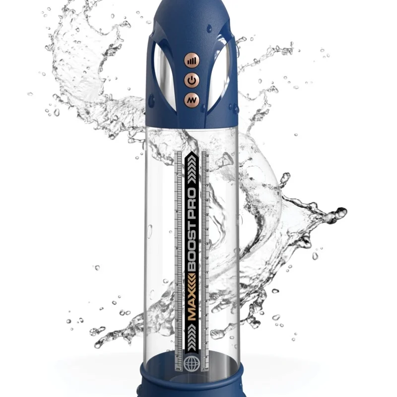 Pump Worx Max Pro Flow Blue Automatic Intimate Training System 28.6cm