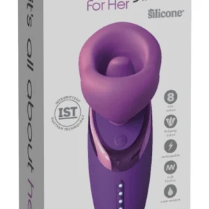 Fantasy For Her Pleasure Sucker Intimate Device Purple 17.8cm