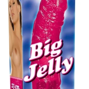You2Toys Big Jelly Flexible Vibrator, Multi-Speed, Glitter Effect, 23cm