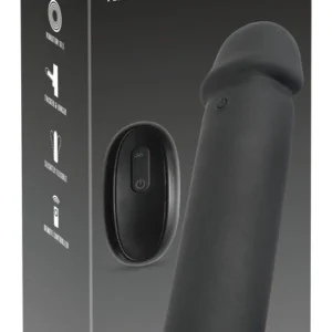 Rebel RC Intimate Extension Sleeve 8cm Vibrating Black Adjustable