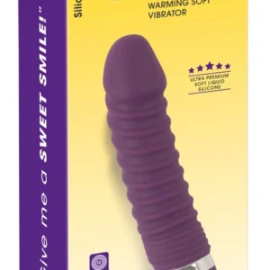 Sweet Smile Warming Soft Vibrator 12 Modes Silicone Waterproof 23.5cm