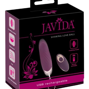 Javida RC Shaking Love Ball - Remote-Controlled Pelvic Trainer, 18 cm