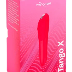 We-Vibe Tango X Cherry Red Compact Intimate Device, 8 Speeds