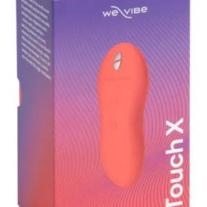 We-Vibe Touch X Crave Coral Rechargeable Massager, 8 Speeds, Waterproof