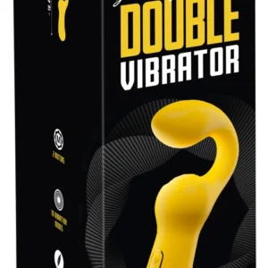 You2Toys Dual Vibrating System Yellow 18.4cm Flexible Neck