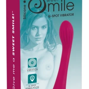 Sweet Smile Curved Stimulator G-Spot, 12 Modes, USB, Purple, 20 cm