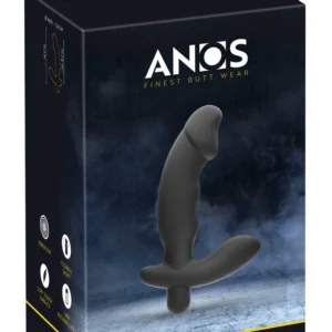ANOS Prostate Massager Vibe System Silicone Black 14cm USB Rechargeable