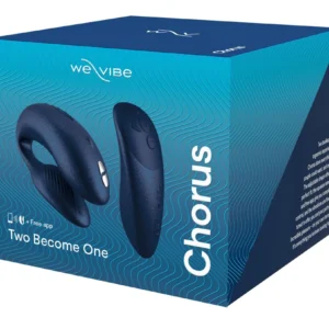 We-Vibe Chorus Intimate Partner Device Cosmic Blue with Remote Control