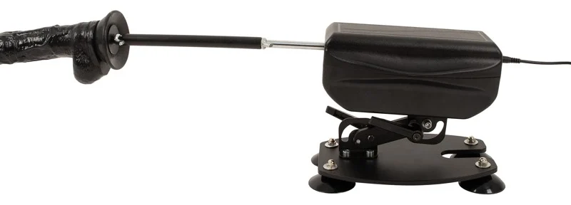 You2Toys RC PowerDrive Intimate Machine with Attachments, Adjustable, Black