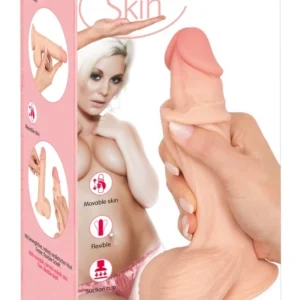 Nature Skin Flexible Model S 19 cm with Movable Surface, Suction Base