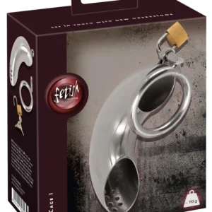 Fetish Collection Stainless Steel Short Chastity Device 13.5 cm