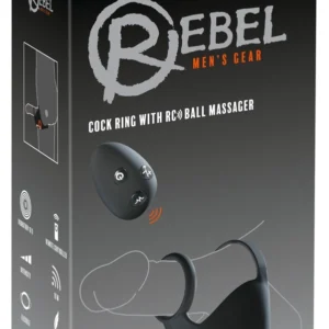 Rebel RC Remote-Controlled Intimate Ring with Ball Massager, Medium
