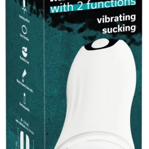 Stroker Dual Action Intimate Machine with Vibration & Suction, 21 cm