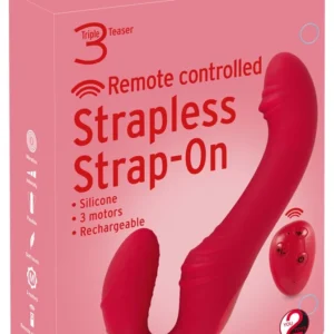 You2Toys RC Strapless Vibrating Double System 19.1 cm Silicone Purple