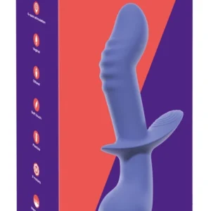 You2Toys AWAQ.U Vibrator 2 Purple Dual Motor Silicone Massager 21.6cm