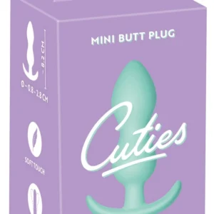 Cuties Green Silicone Mini Plug - Compact, Flexible, Silk Touch Finish