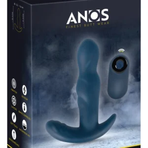 ANOS RC Rotating Plug with Remote - Black, 13.3 cm, Silicone
