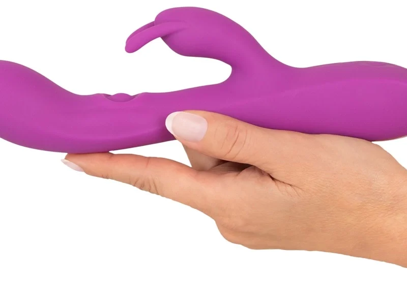 Javida Thumping Rabbit Vibrator - Dual Motor, Silicone, USB Rechargeable