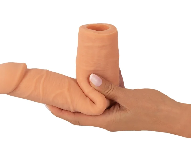 Nature Skin Extension Sleeve TPE 24cm Flexible Anatomical Design
