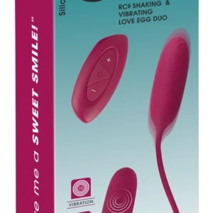 Sweet Smile RC Duo Flexible Remote Control Vibrating & Shaking Set, 50cm