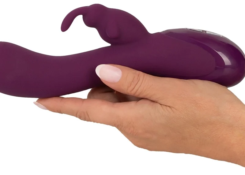 Sweet Smile Rabbit Vibe Silicone Model, 3 Motors, Waterproof, 21.4 cm
