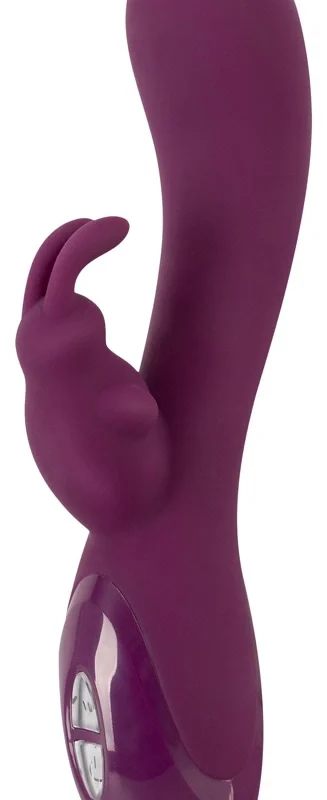 Sweet Smile Rabbit Vibe Silicone Model, 3 Motors, Waterproof, 21.4 cm