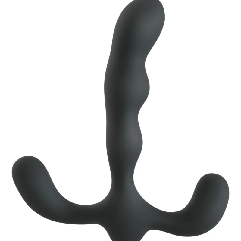 ANOS Prostate Plug 3-Motor Silicone Model, Waterproof, 13cm, Black