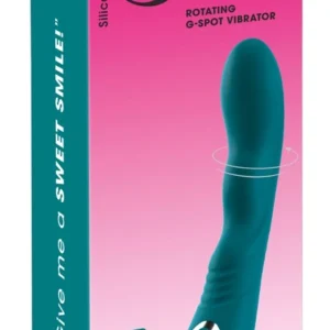 Sweet Smile Rotating G-Spot Device, Curved, 22.8 cm, Pink, Rechargeable