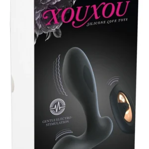 XOUXOU RC E-Stim G&P-Spot Intimate Vibrating Device, 12.3 cm, Black
