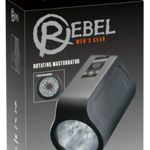 Rebel Rotating Intimate Device 7 Modes Waterproof Black 12.2 cm