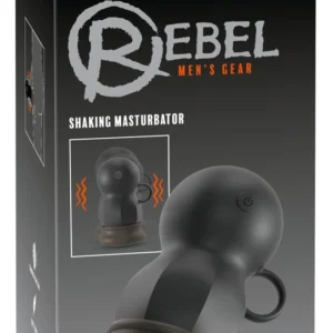 Rebel Intimate Shaking Device Model 24147 - 3-Speed, Rechargeable, Black