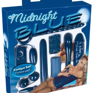 You2Toys Midnight Blue 9-Piece Intimate Essentials Set, TPE & ABS