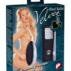 Velvet Black Bullet by You2Toys - 4-Level Wired Vibration, 6 cm, ABS/PU