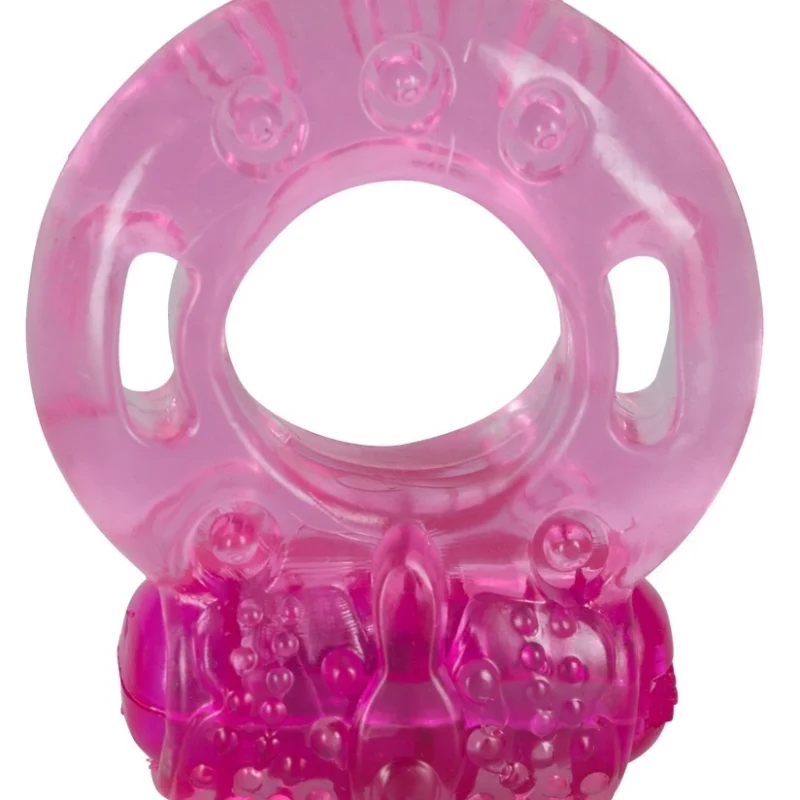 You2Toys Vibrating Flexible Intimate Ring Pink Single-Use O2.5cm