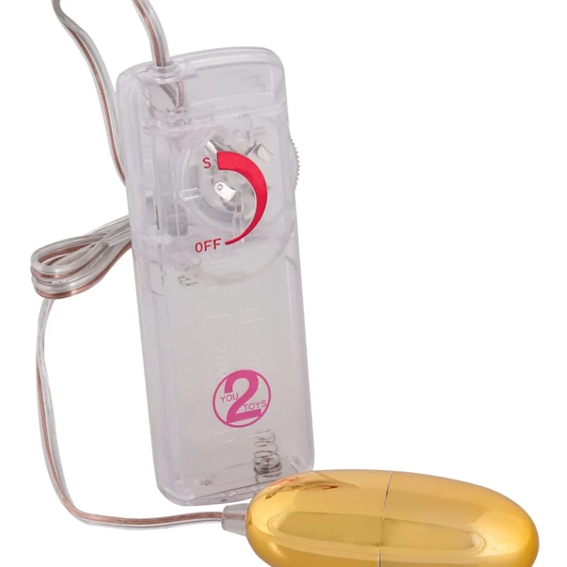 You2Toys Golden Star Multi-Speed Intimate Vibration Bullet Gold 6cm