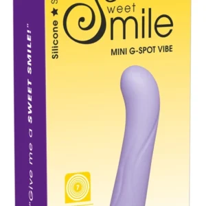 Sweet Smile Mini-G Compact Vibrator Purple Silicone 12.4cm