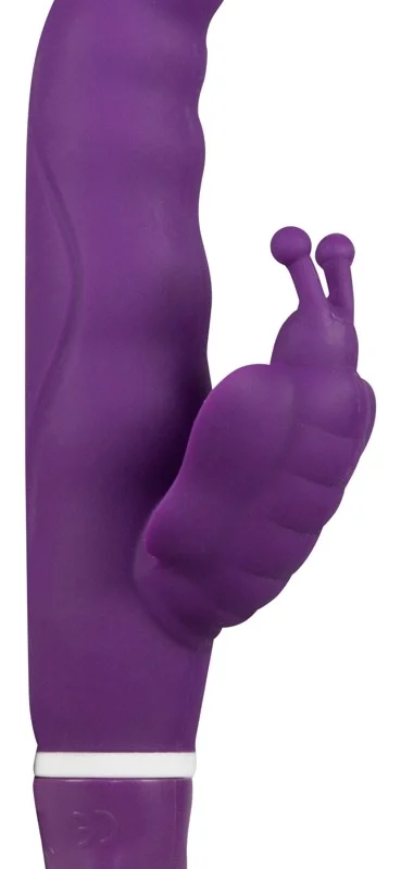 Smile G-Butterfly Silicone Dual Motor Intimate Device Purple 15.5cm