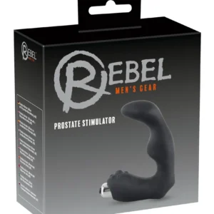 Rebel Intimate Wellness L-Shaped Massager Black 12 cm Silicone ABS