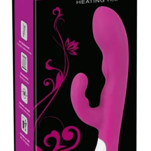 Javida Heating Vibe Intimate Massager with Dual Motors, Purple, 22 cm