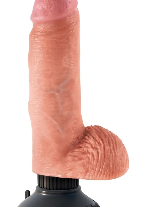 Pipedream King Cock 7'' Flexible Intimate Device with Suction Cup, Beige