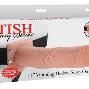 Fetish Fantasy Vibrating Strap-On System 29cm Beige Adjustable Harness